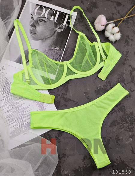 ست لباس زیر گیپوری مدل لیندا (فسفری) - Image 2