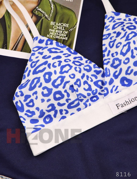 ست نیم تنه و شورت مدل شیوا (آبی) - Image 2