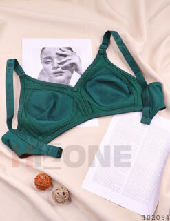 Alternative view of سوتین تک تمام نخ مدل گل پنبه (یشمی)