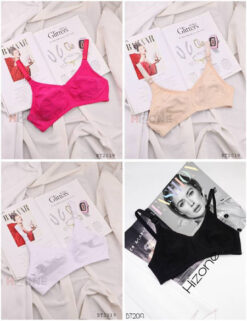 سوتین تک نخی مدل کارامل (بسته چهار رنگ)