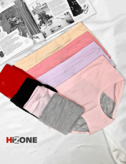 Alternative view of شورتکس نخی چتر رنگی پک دوتایی (مشکی/قرمز)