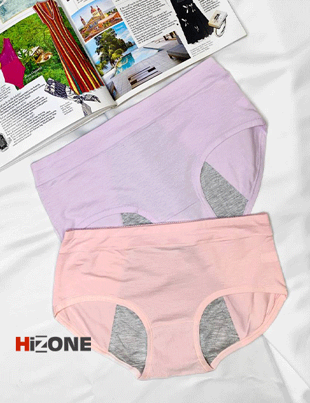 شورتکس نخی چتر رنگی پک دوتایی (صورتی/بنفش)