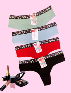 شورت نخی کبریتی مدل LOVE سایز -40-38 (پک 8 عددی )