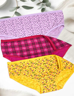 شورت نخی مدل سورپرایز (بسته سه عددی ) طرح 2