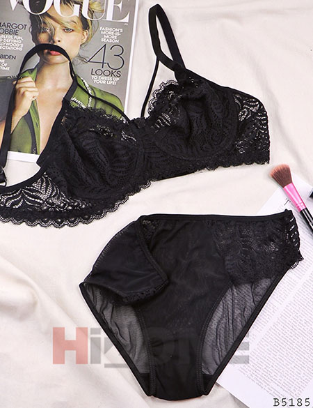 ست لباس زیر مدل وینا (مشکی)