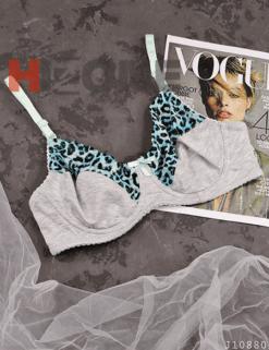 سوتین تک نخی مدل ژله (فیروزه ای)