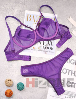 Alternative view of ست لباس زیر زنانه مدل نرمین (بنفش)