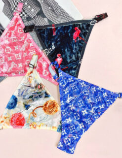 Alternative view of شورت مخمل طرح دار (بسته 4 عددی)