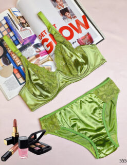 ست لباس زیر گیپوری مدل یامی (سبز)