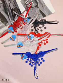 شورت لامبادا مرواریدی مدل لیون (بسته 3 تایی )