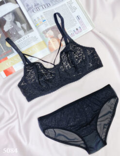 ست لباس زیر مدل روزیتا (مشکی)