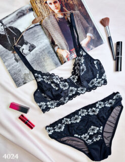 ست لباس زیر مدل آشواریا (مشکی)